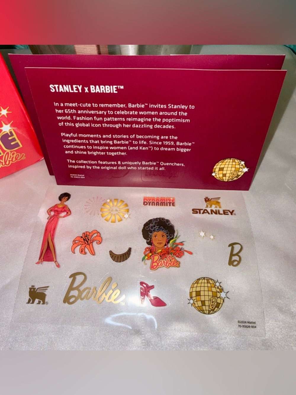 Stanley Barbie Dynamite Bundle!! Tumbler and accessories - Picture 6 of 16